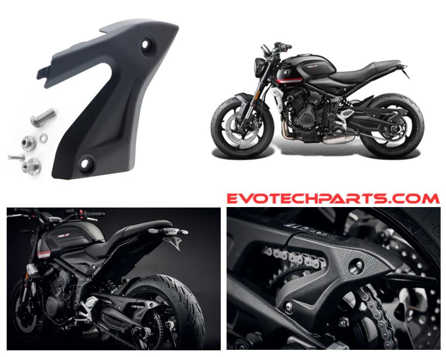 Triumph Trident 2021+ Kettenschutz Schwingenabdeckung von Evotech Performance